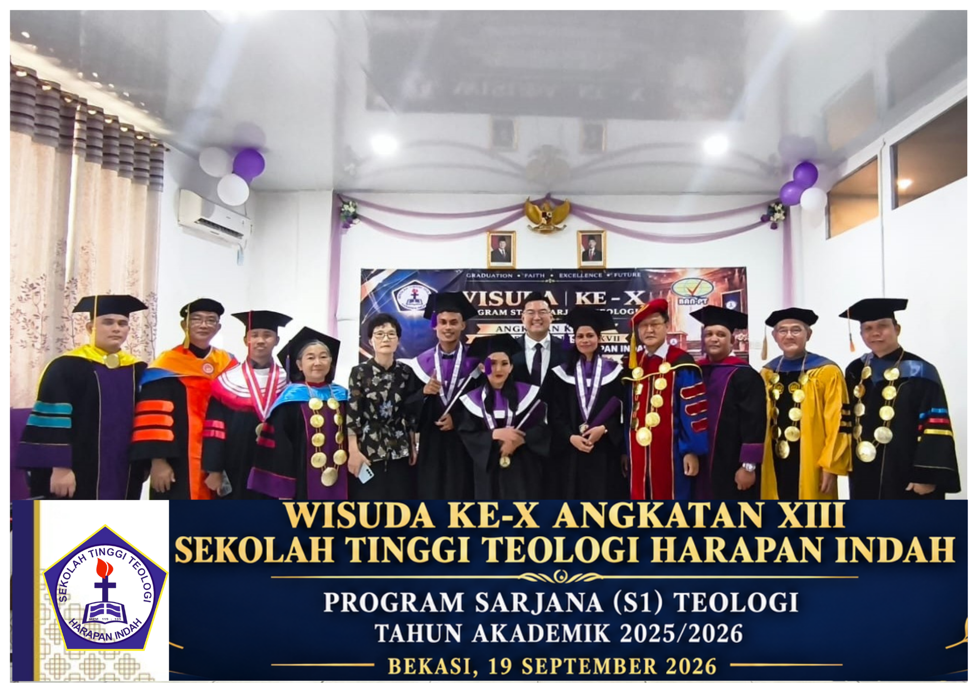 WISUDA KE X PROGRAM STUDI SARJANA TEOLOGI